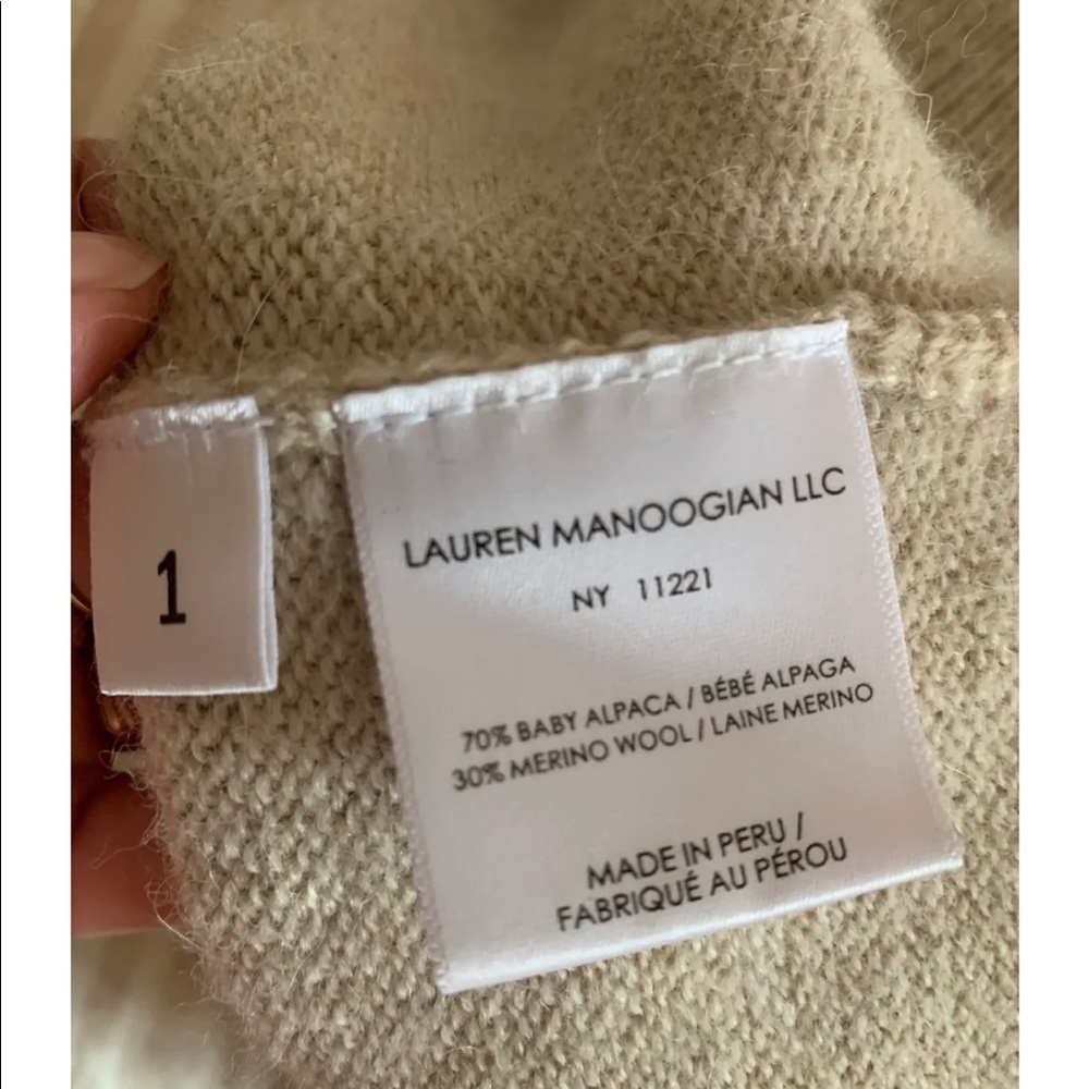 Lauren Manoogian Hessian Turtleneck Sweater